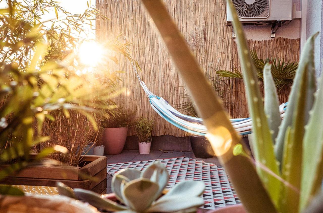 The Kalifornia I Stilvoll Mit Urlaubsfeeling I Dachterrasse I Klima Apartment Karlsruhe Luaran gambar